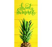 Miracle Home. Pineapple Microfibre Towel, 100% Polyester, 95 x 195 cm. 11805