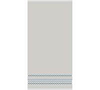 Miracle Home Set of Four Maurya Towels, Made in Portugal, 30 x 50 cm, 100% Cotton, Grey