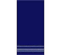 Miracle Home Set of Four Towels Maurya, Made in Portugal, 100% Cotton, Blue, 50 x 95 cm