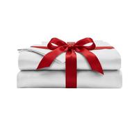 Miracle Made® Cotton Bed Sheets - White, King - 4 Piece Silver Infused, 300-Thread-Count Thermoregulating Miracle Clean & Cool ™ Sheet Set