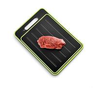 Miracle Melt 4 in 1 Defrosting Tray - Double As Cutting Board with Grater, Sharpener, 2-Sided Chopping Board (8"x12")
