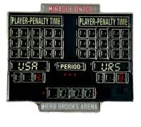 Miracle on Ice 1980 Team Scoreboard Official Lapel Pin 1.5"X1.5" - Collectible Memorabilia, Makes a Great Gift