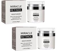 Miracle Retinol Moisturizer Cream For Face, Reduces Wrinkles Firms Skin, Anti-wrinkle Face Cream, for All Skin Types (2pcs)