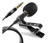 Miracle Sound Ultimate Lavalier Microphone For Bloggers And Vloggers Lapel Mic Clip-on Omnidirectional Condenser for Iphone Ipad Samsung Android Windows Smartphones