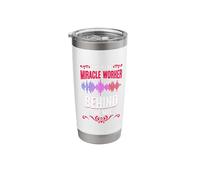 Miracle Worker Audio Tech Music Technician Church Sound Guy Stainless Steel Insulated Tumbler