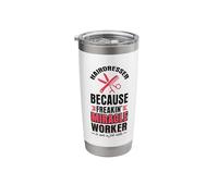 Miracle Worker is not a Job Title Stainless Steel Insulated Tumbler