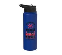 Miracle Worker is not a Job Title Stainless Steel Insulated Water Bottle