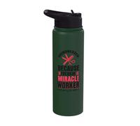 Miracle Worker is not a Job Title Stainless Steel Insulated Water Bottle