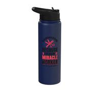 Miracle Worker is not a Job Title Stainless Steel Insulated Water Bottle