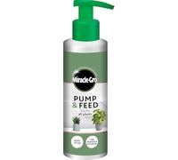 Miracleb Gro Pump & Feed All Purpose 200ml Ready to Use Liquid Plant Food | Ready-to-use pump-action plant food for indoor and outdoor plants, delivering a simple weekly nutrient boost to the soil