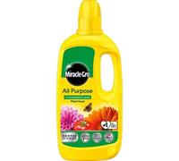 MiracleGro All Purpose Concentrated Liquid Plant Food 800mL - NPK 7-3-5, Ideal for Pots, Containers, Hanging Baskets, Beds & Borders - Feeds Every 1-2 Weeks for Healthy Plant Growth
