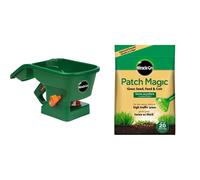 MiracleGro Handy Lawn Seed Spreader Patch Magic Grass Seed Feed and Coir 15kg 20 patches