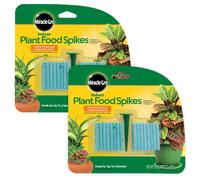 MiracleGro Indoor Plant Food Spikes Includes 48 Spikes Continuous Feeding for all Flowering and Foliage Houseplants NPK 6