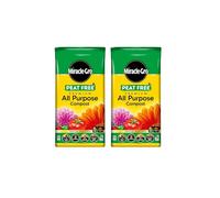 MiracleGro PEAT FREE Premium All Purpose Compost 75 litre Pack of 2