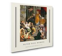 Miracles By Peter Paul Rubens Canvas Print | Gallery Wrapped 30mm Frame Wall Art | 14x14 inches | Ready to Hang | Classic Picture | Living Room Bedroom Lounge Office