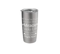 Miracles Christians Religious Gifts Looking At A Miracle Stainless Steel Insulated Tumbler