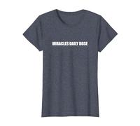 Miracles Daily Dose T-Shirt, Women, Heather Blue, 3XL