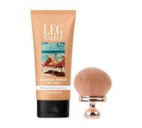 Miracles De Paris Leg Makeup, Leg And Body Concealer Makeup, Waterproof All Over Complexion Perfector With Extra Large Body Makeups Brush, 48H Long Lasting Wear, For Outdoor 100ML