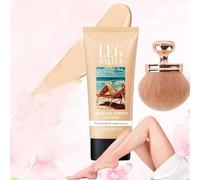 Miracles De Paris Leg Makeup, Leg And Body Concealer Makeup, Waterproof All Over Complexion Perfector With Extra Large Body Makeups Brush, 48H Long Lasting Wear, For Outdoor 100ML
