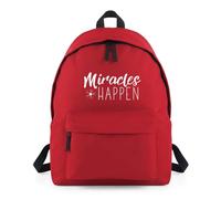 Miracles Happen Hope Faith Backpack Rucksack 18L Bag - 42 x 31 x 21cm