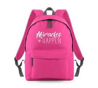 Miracles Happen Hope Faith Backpack Rucksack 18L Bag - 42 x 31 x 21cm