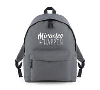 Miracles Happen Hope Faith Backpack Rucksack 18L Bag - 42 x 31 x 21cm