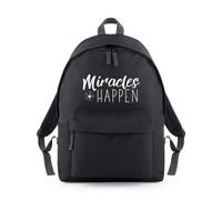 Miracles Happen Hope Faith Backpack Rucksack 18L Bag - 42 x 31 x 21cm