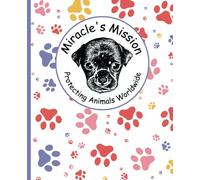 Miracle's Mission Paw Print Notebook - Purple Charity Edition: Helping disabled & street animals worldwide