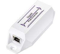 Miracles PoE10 Gigabit PoE+ Extender, 1 Port 10/100/1000 Mbps, PoE Amplifier, Repeater, Wall Mount, Daisy Chain, Corresponds to IEEE 802.3at / 802.3af, Plug and Play