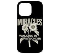Miracles Walking In His Wonder Christian Quote Worship Case for iPhone 14 Pro Max