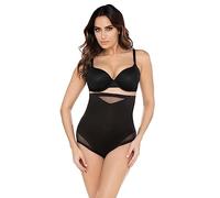 Miraclesuit Shapewear Sexy Sheer Black Hi-Waist Brief 2785 Medium