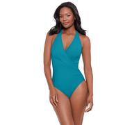 Miraclesuit Women's Swimwear Wrapsody Tummy Control Soft Cup One Piece Swimsuit, Maldives, 14