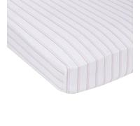 MiracleWare Blanket Muslin Crib Sheet, Pink & Gray Stripes