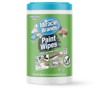MiracleWipes for Paint Prep & Cleanup, Remove Tough Grime Build-Up, Wet Paint, Caulking, Epoxy, Colorant, and more from Hands, Surfaces, & Tools - 60 Count