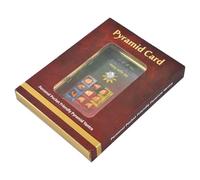 Miraculeus Wings Pyramid Yantra Card for Finance & Money | Personal Vaastu Card with 9 Pre-Programmed Pyramids | Unisex Unlock Financial Abundance with Pyramid Energy!