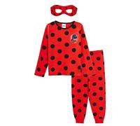 Miraculous Girls Novelty Ladybug Dress Up Pyjamas with Mask 9-10 Years Red