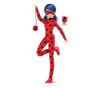 Miraculous Ladybug And Cat Noir Toys Ladybug Fashion Doll | Articulated 26cm Doll With Accessories And Kwami | Marinette Superhero Figurine | Bandai Dolls Range