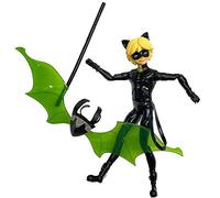 Miraculous: Tales Of Ladybug And Cat Noir Small Cat Noir Doll | 12cm Cat Noir Doll With Accessories | Adrien Superhero Cat Noir Toy Toys Bandai Dolls Range
