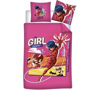 Miraculous Ladybug 'Girl Power' Duvet Cover and Pillow Case Single (US Twin)