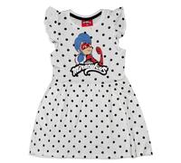 Miraculous Ladybug Graphic Summer Dress for Girls, Polka Dots, Colourful Print (UK, Age, 9 Years, Regular, Black)
