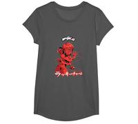 Miraculous Ladybug Lucky Charm Manga T-Shirt, Girls, Asphalt Grey, Medium