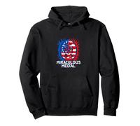 Miraculous Medal Marian Our Lady Catholic American Pullover Hoodie