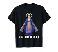 Miraculous Medal Marian Our Lady of Grace Catholic T-Shirt