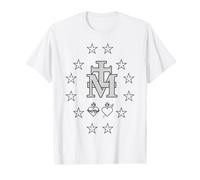 Miraculous Medal Our Lady Mary Catholic Sacred Heart G Value Graphic T-Shirt