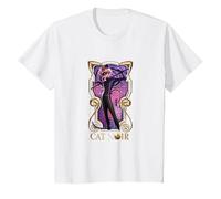 Miraculous The Movie Cat Noir Big T-Shirt, Youth, White, 4T