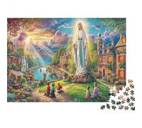 Miraculous Vision Puzzle for Adults Fantasy Castle with Figure Recycled Paper Great Gift Idea for Wall Decoration And Gifts 38x26cm/1000pcs