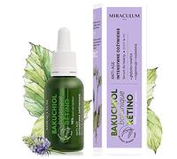 MIRACULUM 1924 Bakuchiol Anti-Aging Regenerating Day and Night Face Serum - Moisturising Face Serum with Vitamin C- Botanic Retinol - 4D Hyaluronic Acid Face Serum - Vegan Natural Face Serum - 30 ml,Transparent