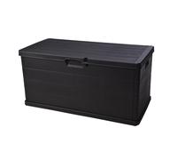Mirada Rectangular Flip Top Polypropylene Garden Storage Chest, Anthracite, 118 x 59 x 57 cm, 340L