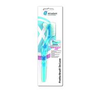 Miradent Protho Brush de Luxe Prosthetic Brush Blue Transparent 1 Piece