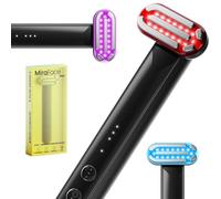 MiraFace 6-in-1 Beauty Device for Face and Neck, Light-Boost Radiant Renewal Skincare Wand at Home, Facial Glow Booster for Maximizing and Boosting Skin Care Absorption